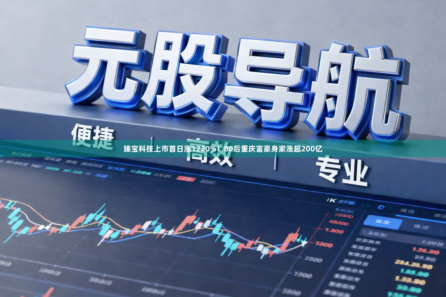 臻宝科技上市首日涨1220%！80后重庆富豪身家涨超200亿