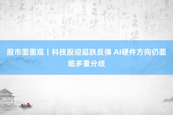 股市面面观丨科技股迎超跌反弹 AI硬件方向仍面临多重分歧