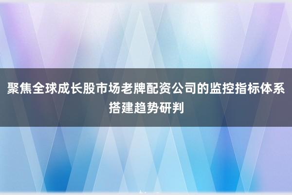聚焦全球成长股市场老牌配资公司的监控指标体系搭建趋势研判